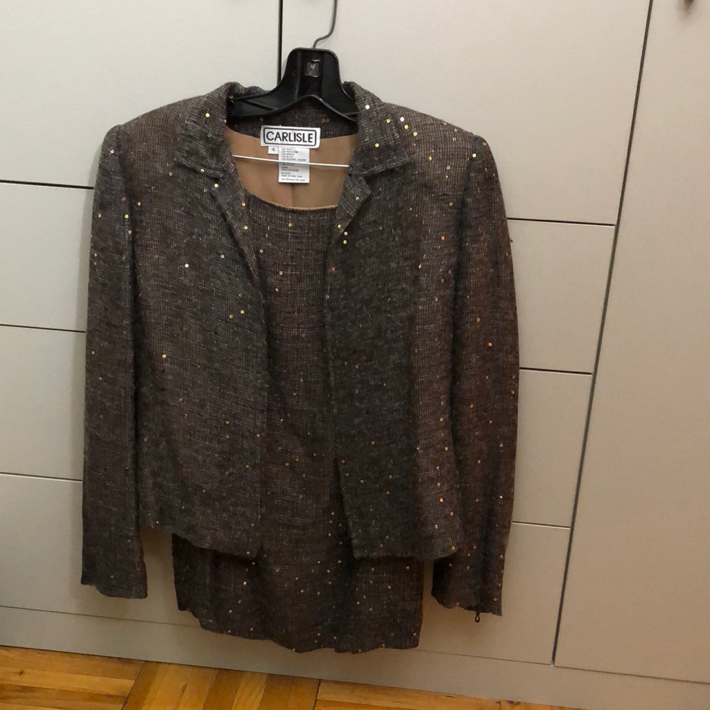 Vintage Carlisle Wool Skirt Suit